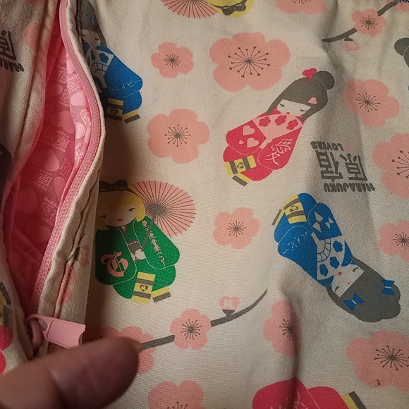 harajuku tote sweet dolls bag pink straps rare bag - Picture 3 of 4